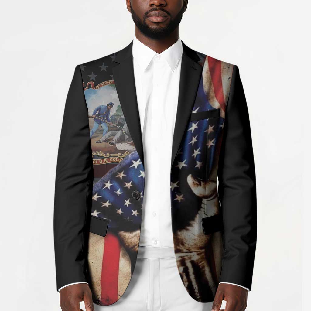 22nd United States Colored Troops Blazer Flag of Freedom - African Pride