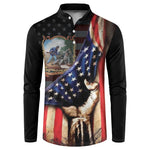 22nd United States Colored Troops Button Sweatshirt Flag of Freedom