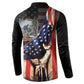 22nd United States Colored Troops Button Sweatshirt Flag of Freedom