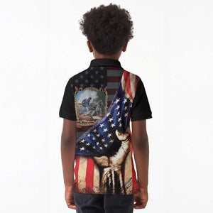 22nd United States Colored Troops Kid Polo Shirt Flag of Freedom - African Pride