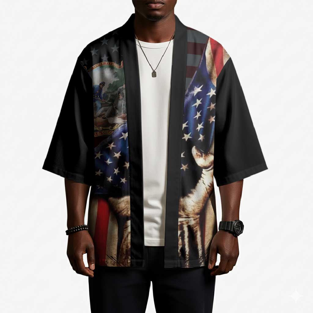 22nd United States Colored Troops Kimono Flag of Freedom - African Pride