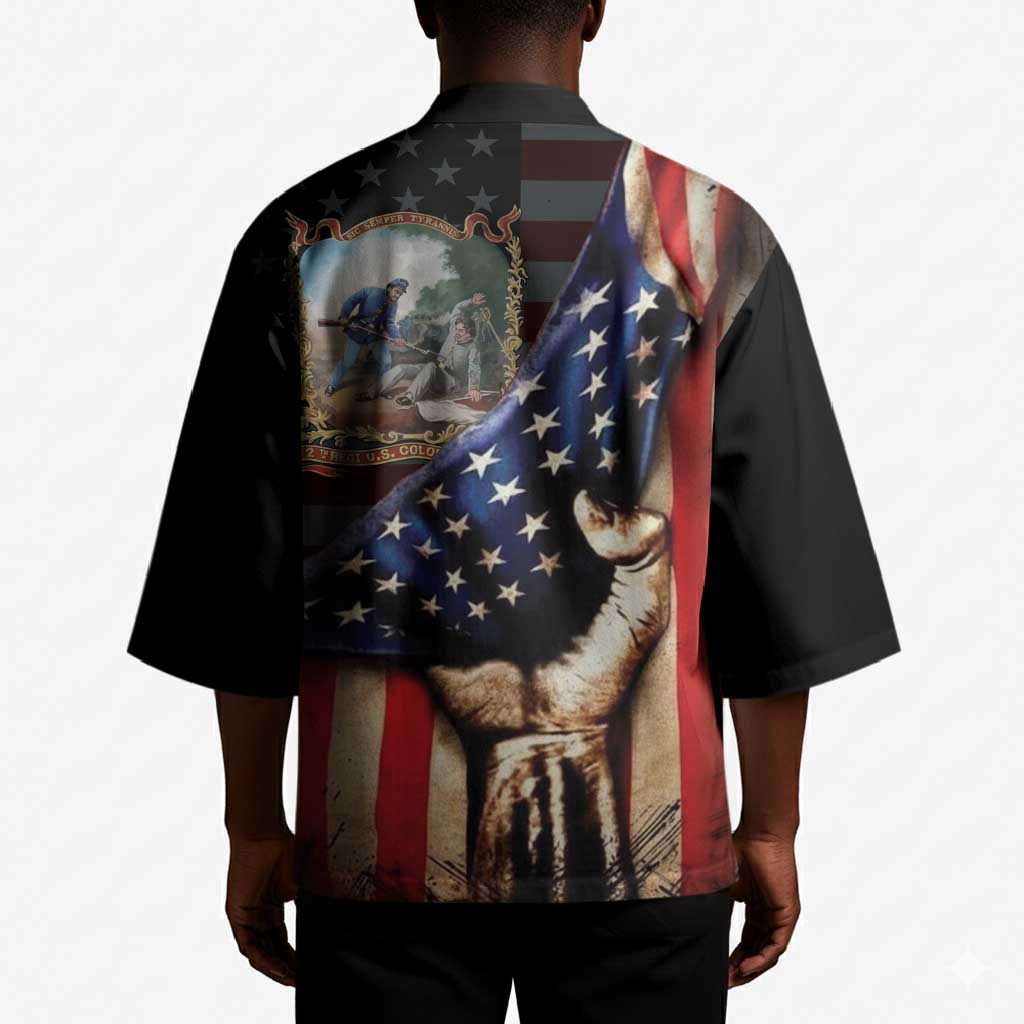 22nd United States Colored Troops Kimono Flag of Freedom - African Pride