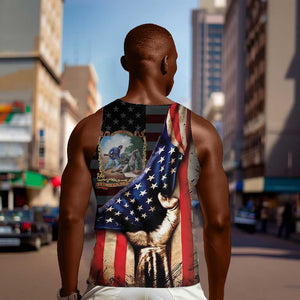 22nd United States Colored Troops Men Tank Top Flag of Freedom - African Pride