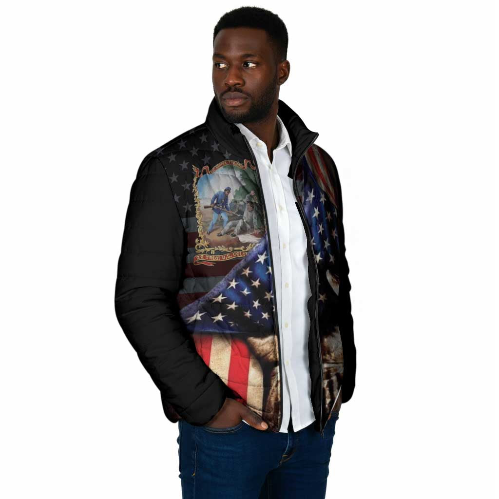22nd United States Colored Troops Padded Jacket Flag of Freedom - African Pride