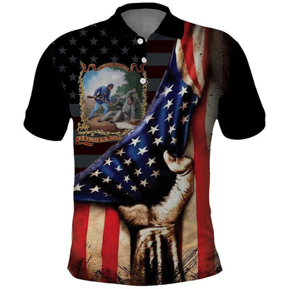 22nd United States Colored Troops Polo Shirt Flag of Freedom - African Pride