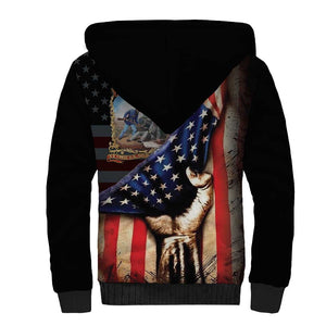 22nd United States Colored Troops Sherpa Hoodie Flag of Freedom - African Pride