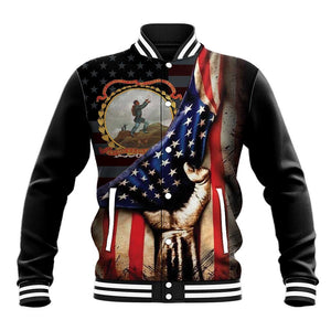 24th Regiment USCT Baseball Jacket Flag of Freedom - African Pride