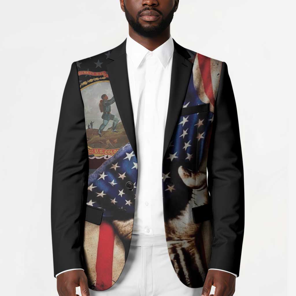 24th Regiment USCT Blazer Flag of Freedom - African Pride