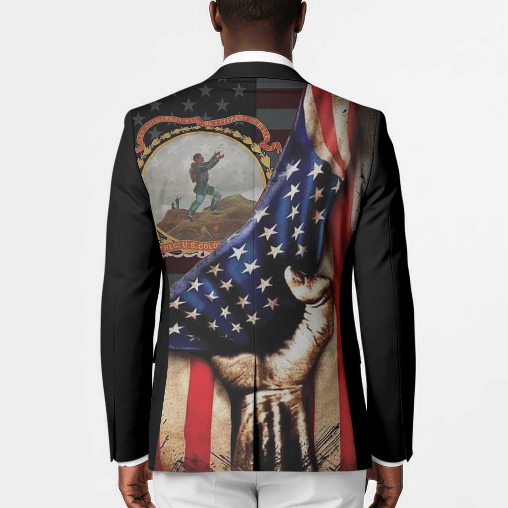 24th Regiment USCT Blazer Flag of Freedom - African Pride