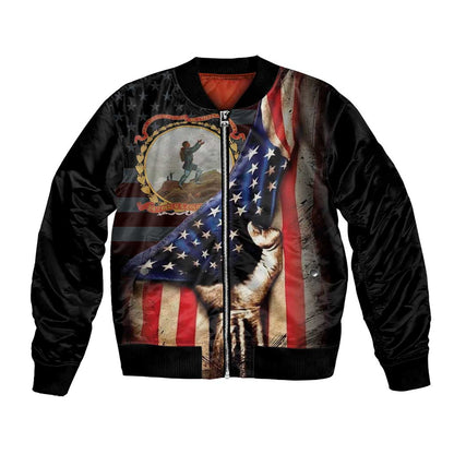 24th Regiment USCT Bomber Jacket Flag of Freedom - African Pride