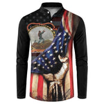 24th Regiment USCT Button Sweatshirt Flag of Freedom