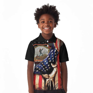 24th Regiment USCT Kid Polo Shirt Flag of Freedom - African Pride