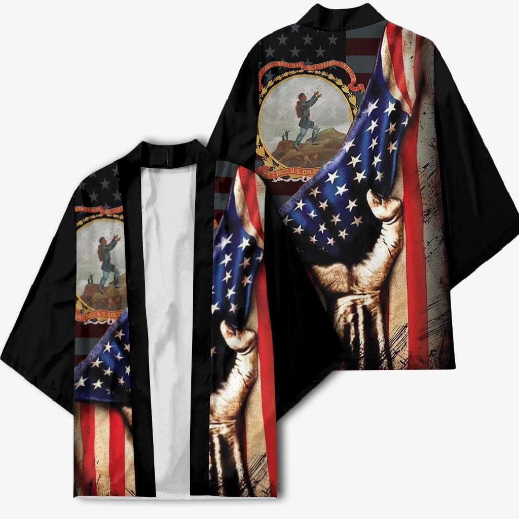 24th Regiment USCT Kimono Flag of Freedom - African Pride