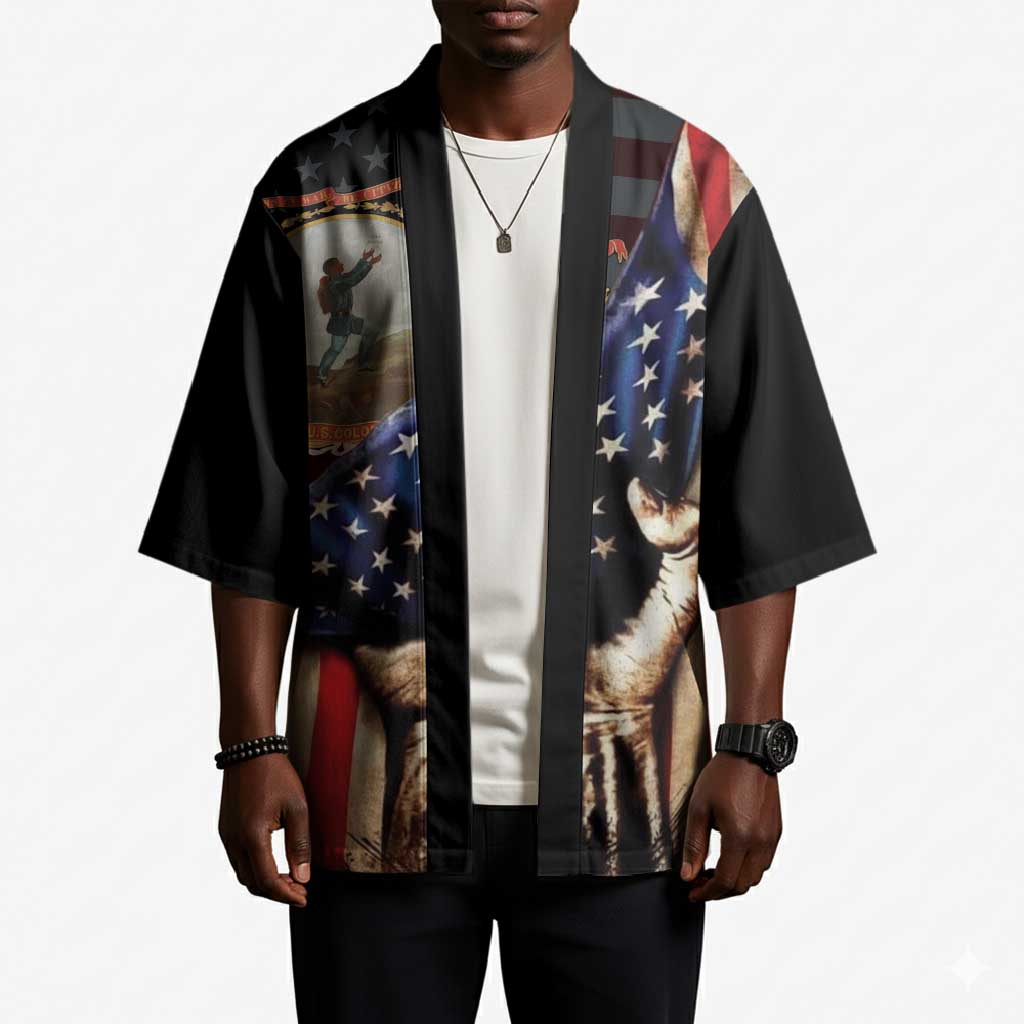 24th Regiment USCT Kimono Flag of Freedom - African Pride