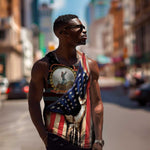 24th Regiment USCT Men Tank Top Flag of Freedom - African Pride