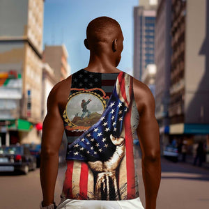 24th Regiment USCT Men Tank Top Flag of Freedom - African Pride