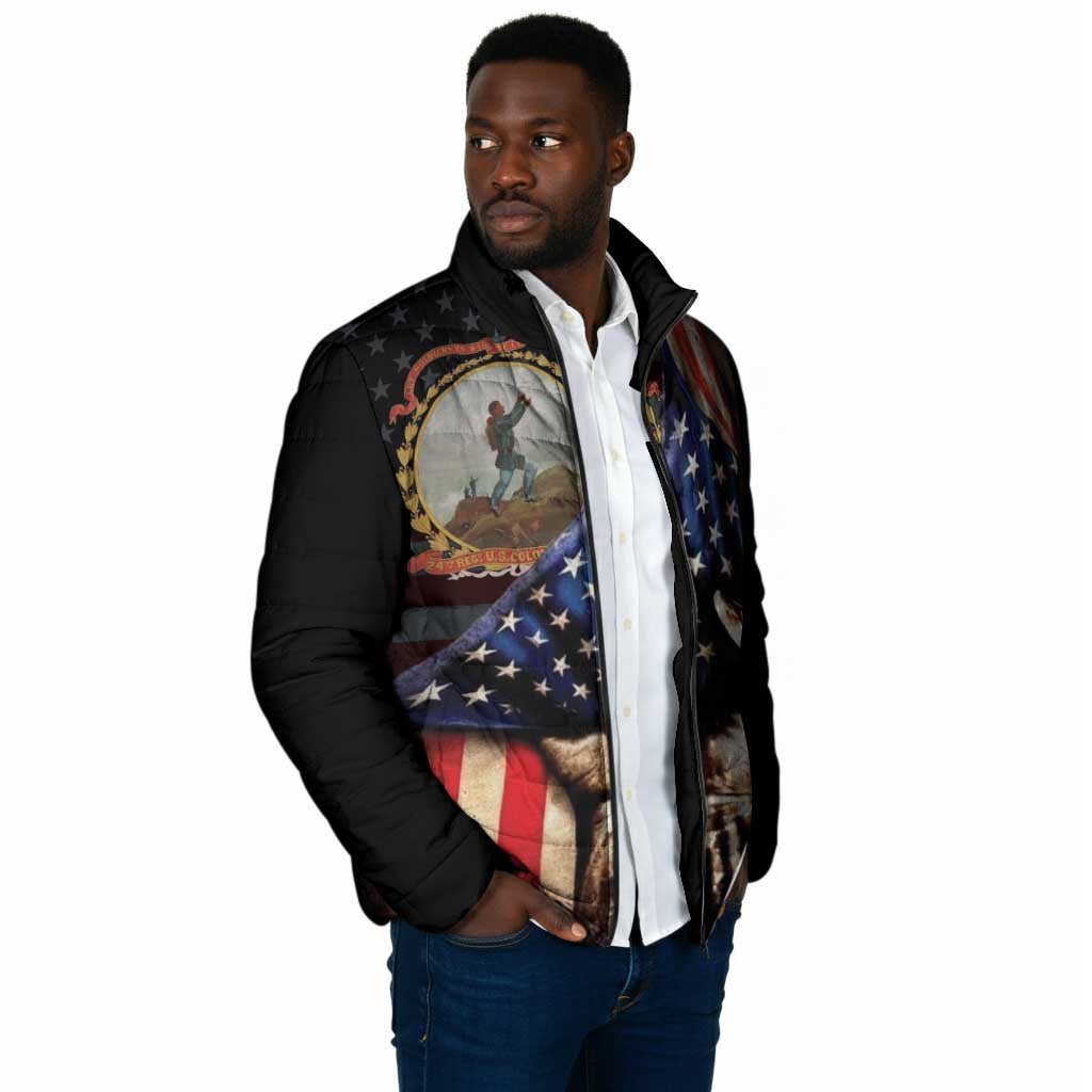 24th Regiment USCT Padded Jacket Flag of Freedom - African Pride