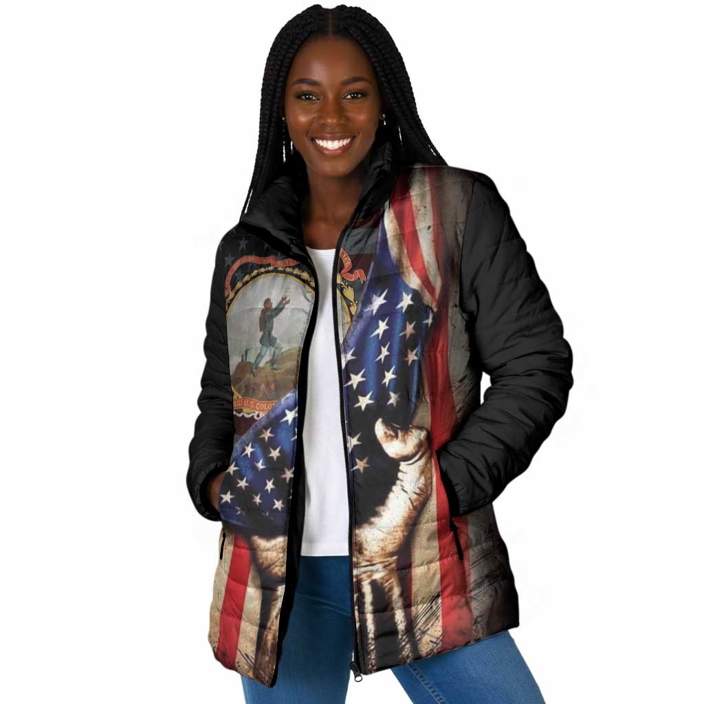 24th Regiment USCT Padded Jacket Flag of Freedom - African Pride
