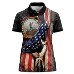 24th Regiment USCT Women Polo Shirt Flag of Freedom - African Pride