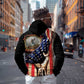 24th Regiment USCT Zip Hoodie Flag of Freedom - African Pride