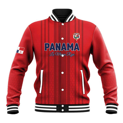 Custom Panama Football 2026 Baseball Jacket La Marea Roja Rising