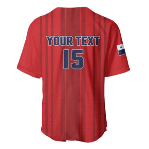 Custom Panama Football 2026 Baseball Jersey La Marea Roja Rising