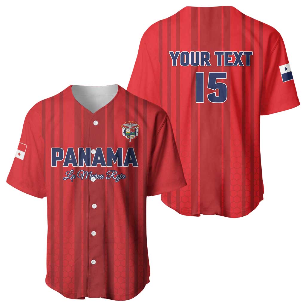 Custom Panama Football 2026 Baseball Jersey La Marea Roja Rising