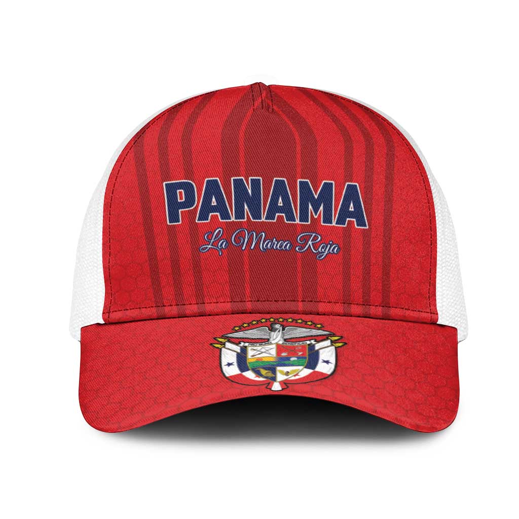 Panama Football 2026 Baseball Net Cap La Marea Roja Rising