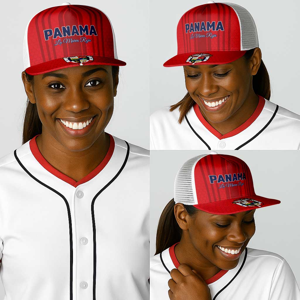Panama Football 2026 Baseball Net Cap La Marea Roja Rising