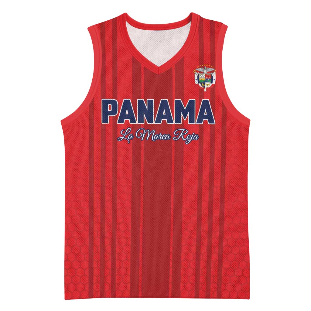 Custom Panama Football 2026 Basketball Jersey La Marea Roja Rising