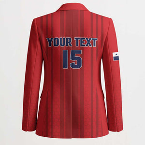 Custom Panama Football 2026 Blazer La Marea Roja Rising