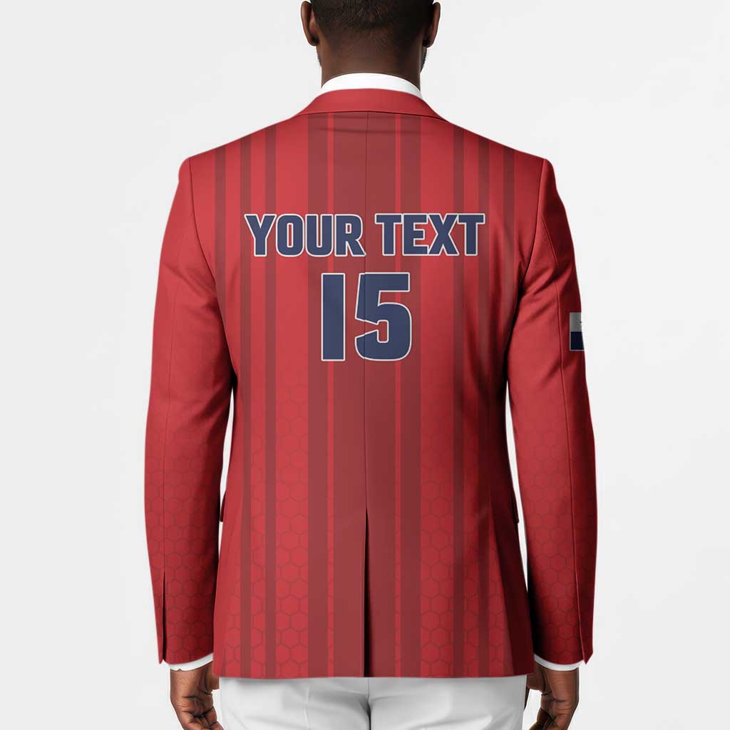 Custom Panama Football 2026 Blazer La Marea Roja Rising