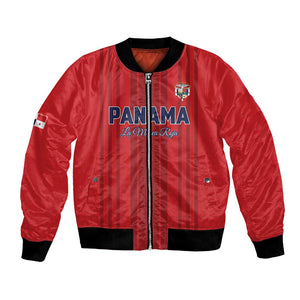 Custom Panama Football 2026 Bomber Jacket La Marea Roja Rising