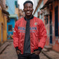 Custom Panama Football 2026 Bomber Jacket La Marea Roja Rising