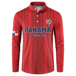 Custom Panama Football 2026 Button Sweatshirt La Marea Roja Rising