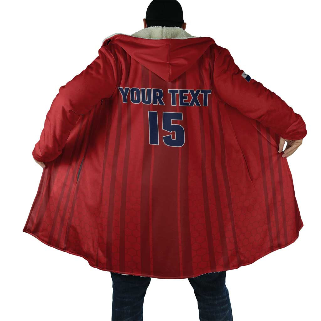 Custom Panama Football 2026 Cloak La Marea Roja Rising