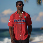Custom Panama Football 2026 Hawaiian Shirt La Marea Roja Rising