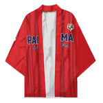 Custom Panama Football 2026 Kimono La Marea Roja Rising