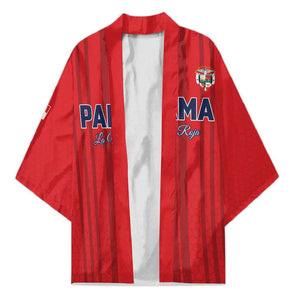 Custom Panama Football 2026 Kimono La Marea Roja Rising