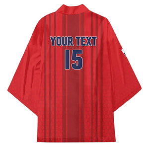 Custom Panama Football 2026 Kimono La Marea Roja Rising