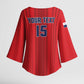 Custom Panama Football 2026 Kimono Sleeve Blouse La Marea Roja Rising