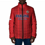 Custom Panama Football 2026 Padded Jacket La Marea Roja Rising
