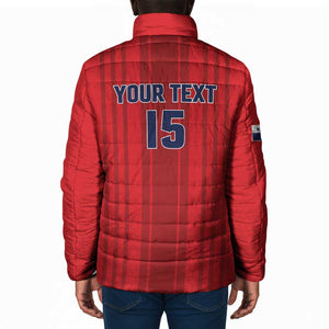 Custom Panama Football 2026 Padded Jacket La Marea Roja Rising