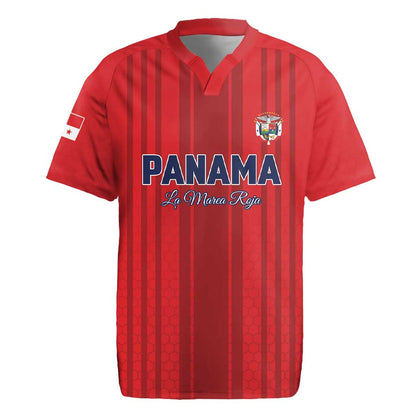 Custom Panama Football 2026 Rugby Jersey La Marea Roja Rising