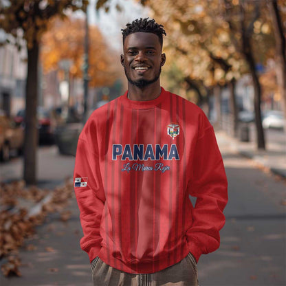Custom Panama Football 2026 Sweatshirt La Marea Roja Rising