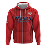Custom Panama Football 2026 Zip Hoodie La Marea Roja Rising