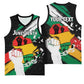 Personalised Afro Nigeria Juneteenth Basketball Jersey Freedom Day LT15