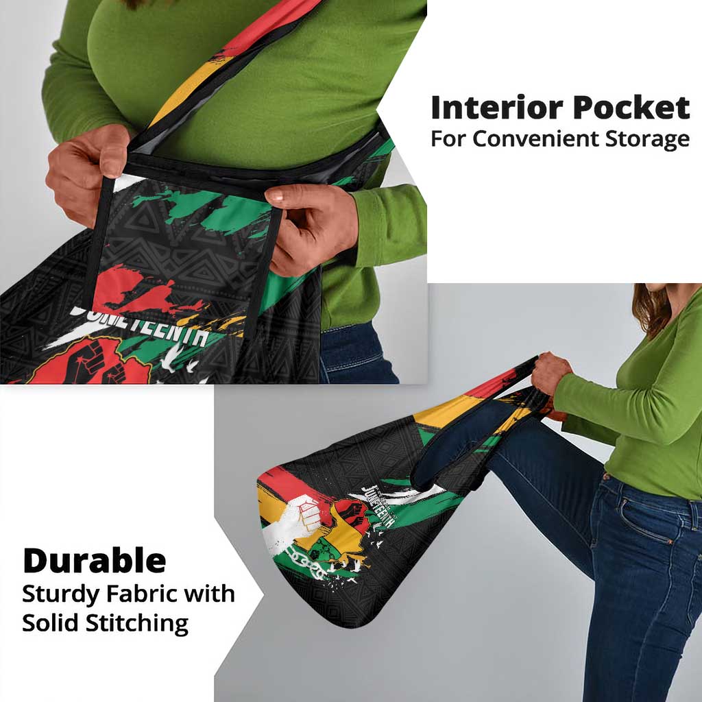 Afro Nigeria Juneteenth Grocery Bag Freedom Day