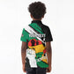 Personalised Afro Nigeria Juneteenth Kid Polo Shirt Freedom Day