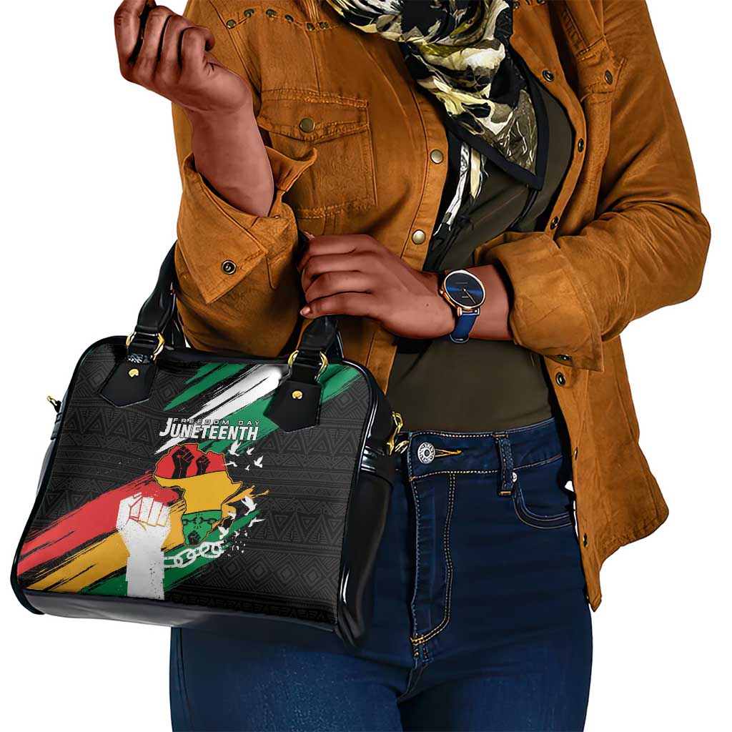 Afro Nigeria Juneteenth Shoulder Handbag Freedom Day